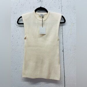 Women Crescent sweater tank top size small